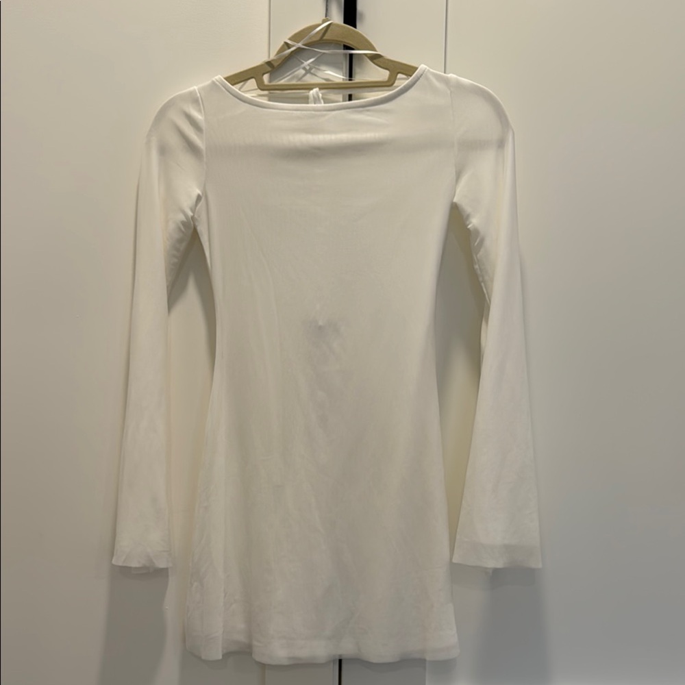 Elegant White Long Sleeve Top